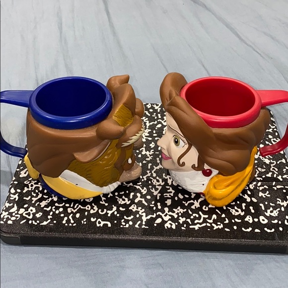 Disney’s Beauty and the Beast 2pc 3D Face Cups 👸 - Picture 4 of 6
